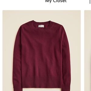 J. Crew Burgundy Sweater